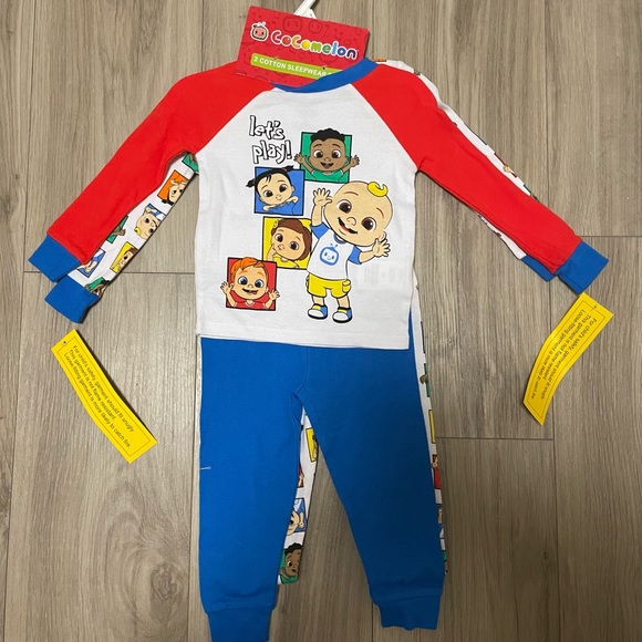 Cocomelon 2 cotton sleepwear sets, size 2T, NWT - Picture 3 of 3